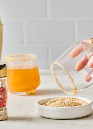 McCormick Finishing Sugar, Salted Caramel, Rich, Creamy Caramel with A Touch of Salt, Add to Warm Beverages, Sprinkle on Treats & Snacks, No Colors from Artificial Sources, 3.81 oz