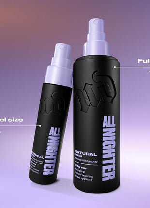 Urban Decay All Nighter Waterproof Makeup Setting Spray - Up to 24HR Wear, Natural Finish, Ultra-Fine Facial Mist, Transfer-Resistant, Foundation Face Primer, Hydrating, For All Skin Types