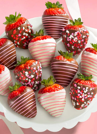 A Gift Inside The Original Love Berries Chocolatey Dipped Strawberries - 12 Berries
