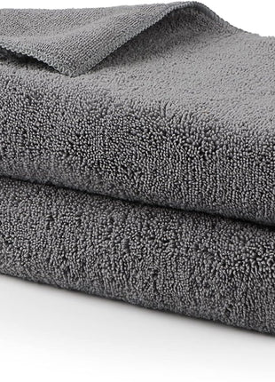 HOMEXCEL Professional Large Microfiber Car Drying Towels 2 Pack, Lint Free, Scratch Free, Highly Absorbent Drying Towel for Cars, SUVs, RVs, Trucks, and Boats,31 inch x 24 inch,Grey