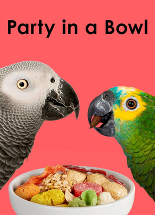 Kaytee Fiesta Parrot Food, Nutritious and Fun Blend, Supports Skin, Feather, Digestion, Brain and Heart Health, 4.5 pounds