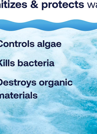 HTH Spa 86134 Clear Chlorinating Sanitizer, Spa & Hot Tub Chemical Controls Bacteria and Algae, 2.25 lbs