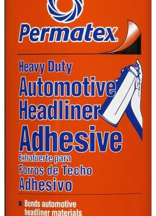 Permatex 27828 Body Shop Heavy Duty Headliner and Carpet Adhesive, 16.75 oz Aerosol Can