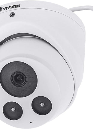 Vivotek IT9380-H 5 Megapixel Network Camera - Turret - 98.43 ft Night Vision - H.265, H.264, MJPEG - 2560 x 1920 - CMOS - Bracket Mount, Junction Box Mount - TAA Compliance