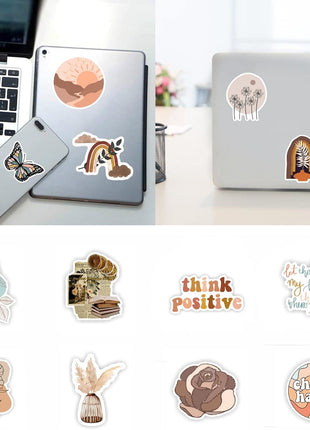 CAKOLINK Vintage Aesthetic Stickers 50 Pcs, Vinyl Waterproof Stickers for Water Bottles Laptop Phone Computer Guitar (1)