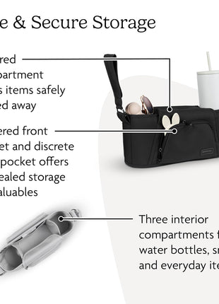 UPPAbaby Carry-All Parent Organizer - Universal Fit - Charcoal