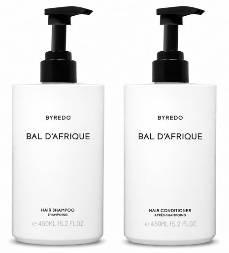 Intercontinental Bal D Afrique Hair Shampoo & Conditioner, with Marigold, Bergamot, Chamomilla, Cyclamen, and Amber, (450ml each)