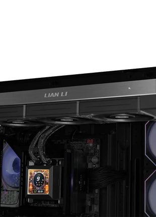 Lian-Li Fan HSLCD36SB Black 2.88" IPS 480x480 Pixels 500 Nits | 360mm AIO with 2.88-inch LCD and 2500 RPM fans for cooling, monitoring and cable management