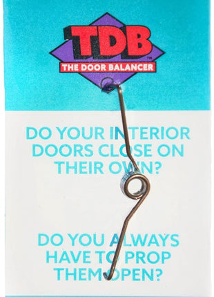 Eliminates The Need for Door Props, Door Stops and Door Wedges