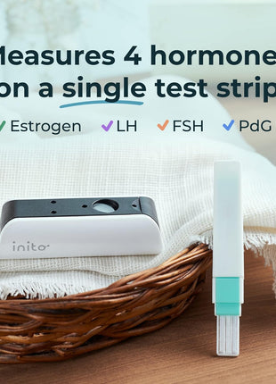 Inito Fertility Test Strips | Pack of 30 | Compatible only with Inito Fertility Monitor | Compatible with iPhone Models only