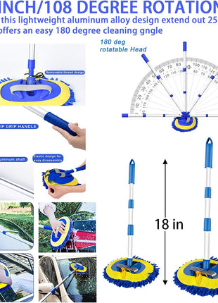 Car Wash Detailing Kit, Car Washing Kit with Foam Gun, Car Wash Brush | Car Wash Kit High-Pressure Foam Spray, Car Cleaning Bucket,Towels Tire Brush Car Washing Kit Is Complete Car Care Tools