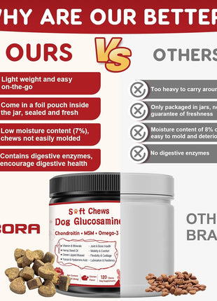 Probiotics for Dogs Bundle with Glucosamine for Dogs