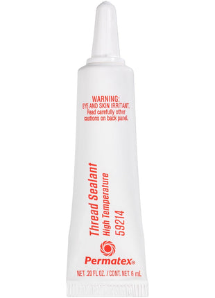 Permatex 59214 High Temperature Thread Sealant, 6 ml Tube
