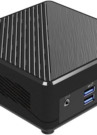 MSI Cubi N ADL-048US Mini Desktop Computer, Intel N100 0.8GHz, 4GB RAM, 128GB SSD, Windows 11 Pro, Black