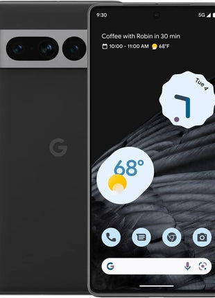 Google Pixel 7 Pro 5G, 128GB, Obsidian - Unlocked (Renewed)