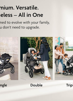 UPPAbaby Vista V3 Convertible Single-to-Double Stroller - Evelyn