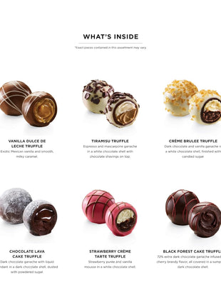 Godiva Chocolatier Patisserie Truffles  - Chocolate Dessert Gift Box for Birthday, Graduation, Thank You, Anniversary  - 6-Piece Gourmet Candy Box with Milk, White, Dark Chocolate