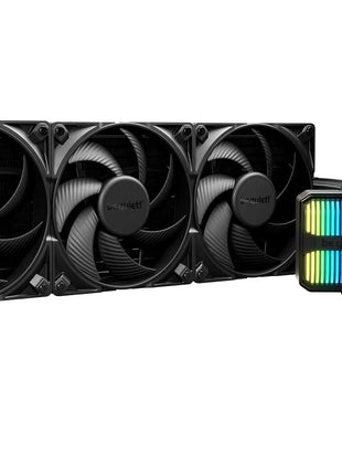 be quiet! Silent Loop 3 420mm CPU AIO Liquid Cooler | 3 Silent Wings 4 140mm PWM High-Speed Fans | Quiet Performance | 6-Pole Motor | Discreet ARGB Lighting | Refillable | Black | BW026