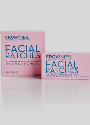 Frownies Forehead & Between the Eyes Wrinkle Patches, 144 Count | Overnight Patches for Forehead & 11 Lines