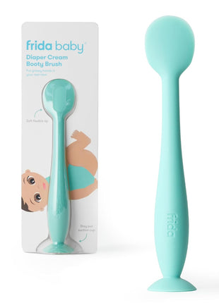 Frida Baby Diaper Cream Spatula, 100% Silicone Butt Spatula for Baby, Diaper Cream Applicator for Easy + Clean Use of Butt Paste & Diaper Rash Cream, BPA- Free, Teal