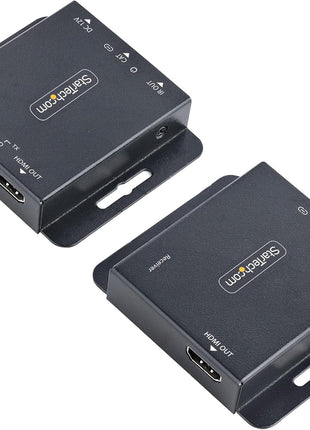 HDMI Extender over CAT6/CAT5, 4K 30Hz/130ft PoC HDMI over Ethernet Extender, HDMI Transmitter and Receiver kit, IR Extension