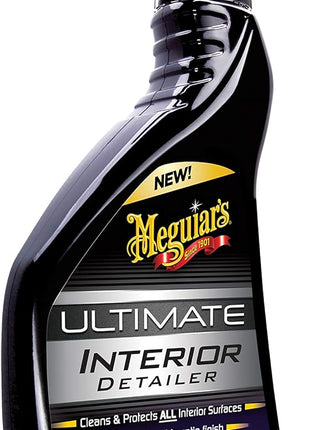 Meguiar's G16216 Ultimate Interior Detailer, Protects Interior Surfaces from Dirt and Grime, Leaves Your Surfaces Protected from UV Rays and Giving It a Lasting Finish, 15.2 Oz Spray Bottle