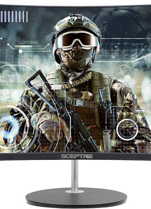 Sceptre Curved 24-inch Gaming Monitor 1080p R1500 98% sRGB HDMI x2 VGA Build-in Speakers, VESA Wall Mount Machine Black (C248W-1920RN Series)