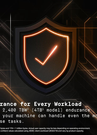 WD_Black SN8100 2TB NVMe SSD - PCIe 5.0x4, M.2 2280, Up to 14,900MB/s Read Speed, up to 11,000MB/s Write Speed, Best for AI Applications, Gaming, and Video Editing - WDS200T1X0M