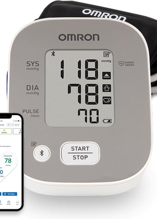 OMRON Bronze Blood Pressure Monitor & Upper Arm Blood Pressure Cuff | For Home Use - #1 Doctor & Pharmacist Recommended Brand - Clinically Validated - Connect App