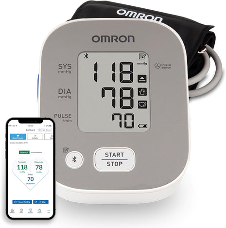 OMRON Bronze Blood Pressure Monitor & Upper Arm Blood Pressure Cuff | For Home Use - #1 Doctor & Pharmacist Recommended Brand - Clinically Validated - Connect App