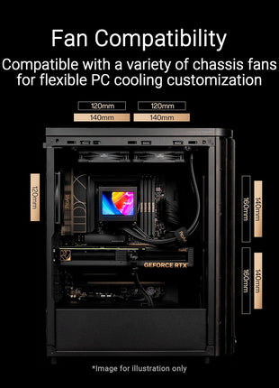 ASUS ProArt PA401 Wood Edition ATX PC Case Tempered Glass, Certified Wooden Front Panel, Prebuild Dual 160mm Fans, Power Button Lock, USB-C 20Gbps, Detachable PSU Bracket, 2 Year Warranty