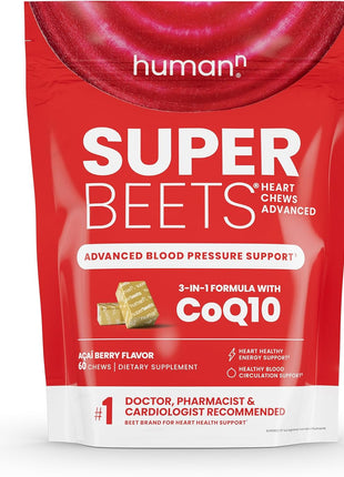 HumanN SuperBeets Advanced & Memory + Focus Chews