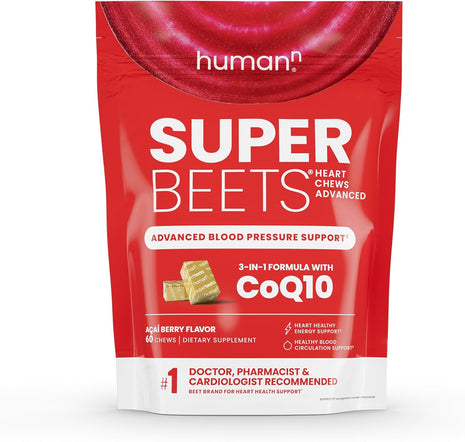 HumanN SuperBeets Advanced & Memory + Focus Chews