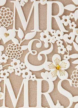 Hallmark Wedding Card (Mr. & Mrs.)
