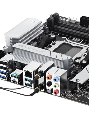 ASUS Prime B650-PLUS WiFi AMD B650 AM5 RyzenTM Desktop 9000 8000 & 7000 ATX Motherboard, DDR5, PCIe 5.0 M.2, 2.5Gb LAN, WiFi 6E, HDMITM, SATA 6 Gbps, USB Type-C®, BIOS FlashbackTM, ThunderboltTM 4 Header