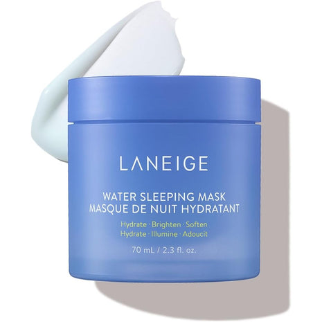 LANEIGE Water Sleeping Mask Overnight Gel, Replenishes Skin to Brighten, Clarify, Hydrate and Strengthen Skin's Moisture Barrier with Sleep-biome technology and Squalane, 2.4 fl. oz.