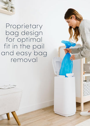 Diaper Genie Easy Roll Refill | 30 Bags Per Refill | Holds Up to 1410 Newborn Diapers | Odor Control | Diaper Pail Refill Bags | Fits Diaper Genie Signature & Platinum Pails