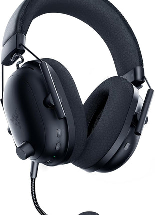 Razer BlackShark V2 Pro Wireless Gaming Headset: Super Wideband Mic - Pro Tuned FPS Profiles - 50mm Drivers - Plush Noise Isolating Earcups - 70 Hr Battery - Bluetooth - for PC, PS5, Switch 2 - Black