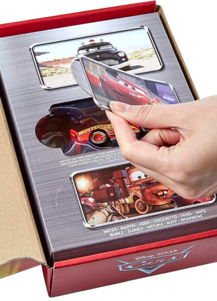 Mattel Disney and Pixar Cars Toys, Radiator Springs 3-Pack of Die-cast Toy Cars & Trucks with Lightning McQueen, Mater & Sheriff