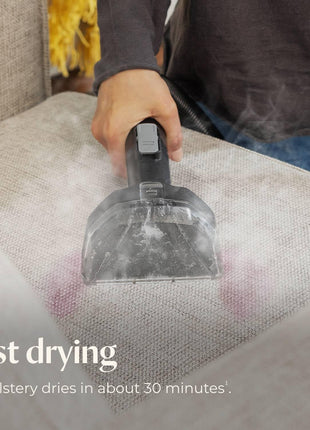 BISSELL Little Green HydroSteam Portable Carpet Cleaner, 3618 | HydroSteam technology combines hot water and steam; multi-purpose upholstery & car/auto detailing