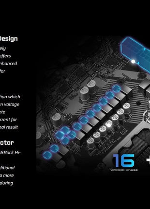 ASRock Intel Core Ultra Z890 Pro RS ATX Motherboard LGA1851 RL-ILM DDR5 8666 MHz 256 GB M.2 PCIe 5.0 Thunderbolt