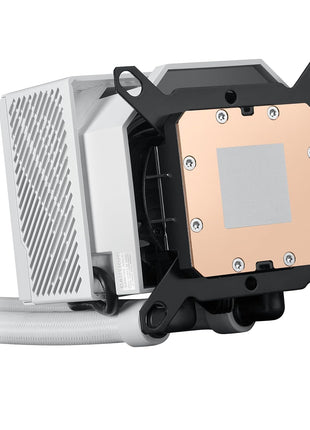 ASUS ROG Ryujin III 240 ARGB WHT All-in-one Liquid CPU Cooler with 240mm Radiator. Asetek 8th gen Pump, 2X Magnetic 120mm ARGB Fans (Daisy Chain Design), 3.5" LCD Display.,White, 6 Year Warranty