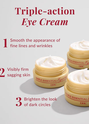 DHC Triple Essential Eye Cream, 1 oz. Net wt.