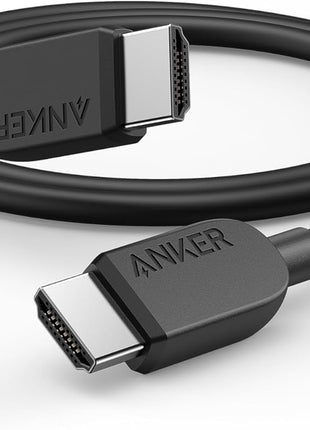 Anker HDMI Cable 8K@60Hz, 6FT Ultra HD 4K@120Hz HDMI Cord,48 Gbps Certified Ultra High-Speed,Compatible with PlayStation 5,Xbox,Samsung TVs,and More