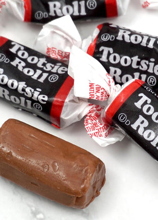 Tootsie Roll Midgees, 1lb Bulk Bag (Approx. 70 Pieces), Mini Chewy Candies, Individually Wrapped Bulk Candy, Chocolate Candies, The Hampton Popcorn & Candy Company