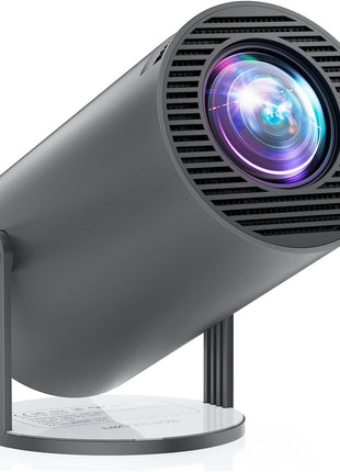 Mini Projector, CLOKOWE 2024 Upgraded Portable Projector with 9000 Lux and Full HD 1080P, Movie Projector Compatible with iOS/Android Phone/Tablet/Laptop/PC/TV Stick/Box/USB Drive/Game Console