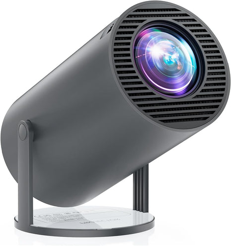 Mini Projector, CLOKOWE 2024 Upgraded Portable Projector with 9000 Lux and Full HD 1080P, Movie Projector Compatible with iOS/Android Phone/Tablet/Laptop/PC/TV Stick/Box/USB Drive/Game Console