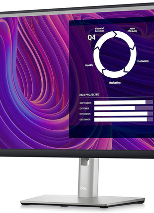 Dell P2423D Monitor - 23.80-inches QHD (2560 x 1440) 60Hz Display, sRGB 99%, 5ms Response Time, HDMI/DP/USB 3.2 Gen 1 Connectivity, Height/Tilt/Swivel/Pivot Adjustability, 16.7 Million Colors - Black