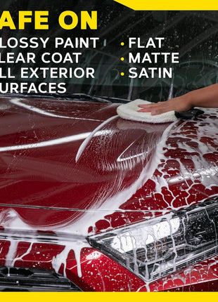 Meguiar's Hybrid Ceramic Wash & Wax - Sophisticated Car Wash Gently Cleans and Adds Shine and Slickness While Boosting Paint with Hybrid Ceramic Wax and Extreme Water Beading - 48oz