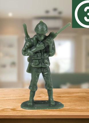 U. S. Toy DELUXE BAG OF CLASSIC TOY GREEN ARMY SOLDIERS - 36 Pc. (USTVL47)